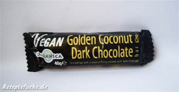 Organica Golden Coconut & Dark Chocolat Bar (Riegel)