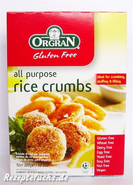 Orgran Rice Crums Semmelbrösel aus Reis