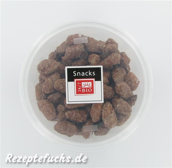 Snacks Bio Gebrannte Mandeln
