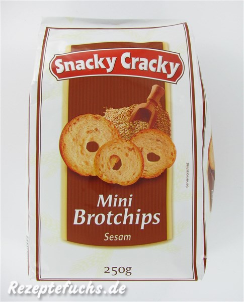 Snacky Cracky Mini Brotchips Sesam (Lidl)
