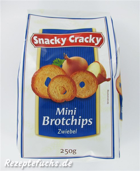 Snacky Cracky Mini Brotchips Zwiebel (Lidl)