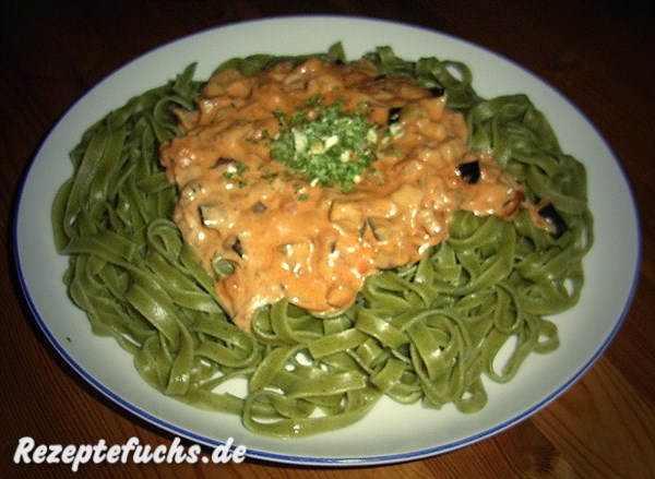 Tagliatelle con Melanzane