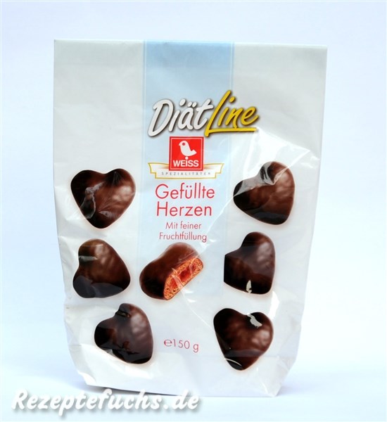 Weiss DiätLine Gefüllte Herzen