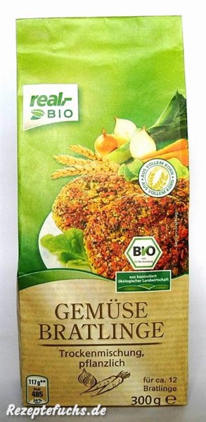 real,- Bio Gemüse Bratlinge Trockenmischung