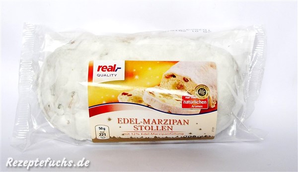 real,- Quality Edel-Marzipan Stollen