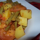 Bohnen-Kartoffel-Curry