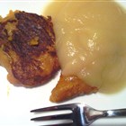 Kürbispfannkuchen mit Apfelmus