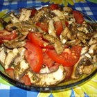 Tomaten-Champignon-Salat