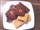 Brownies mit Walnuss, Cranberries und Marzipan