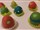 Bunte Ostereier aus Marzipan