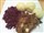 Gefüllter Linsenbraten mit Knödeln und Rotkohl