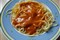 Spaghetti mit Tomatenmarksoße