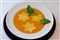 Tomaten-Kartoffel-Suppe mit Polentasternchen