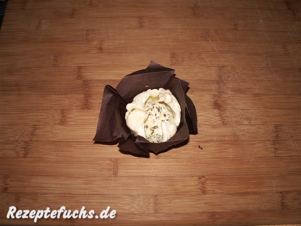 Blätterteigteilchen Frischkäse