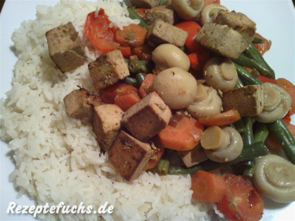 Gemüse-Tofu-Pfanne