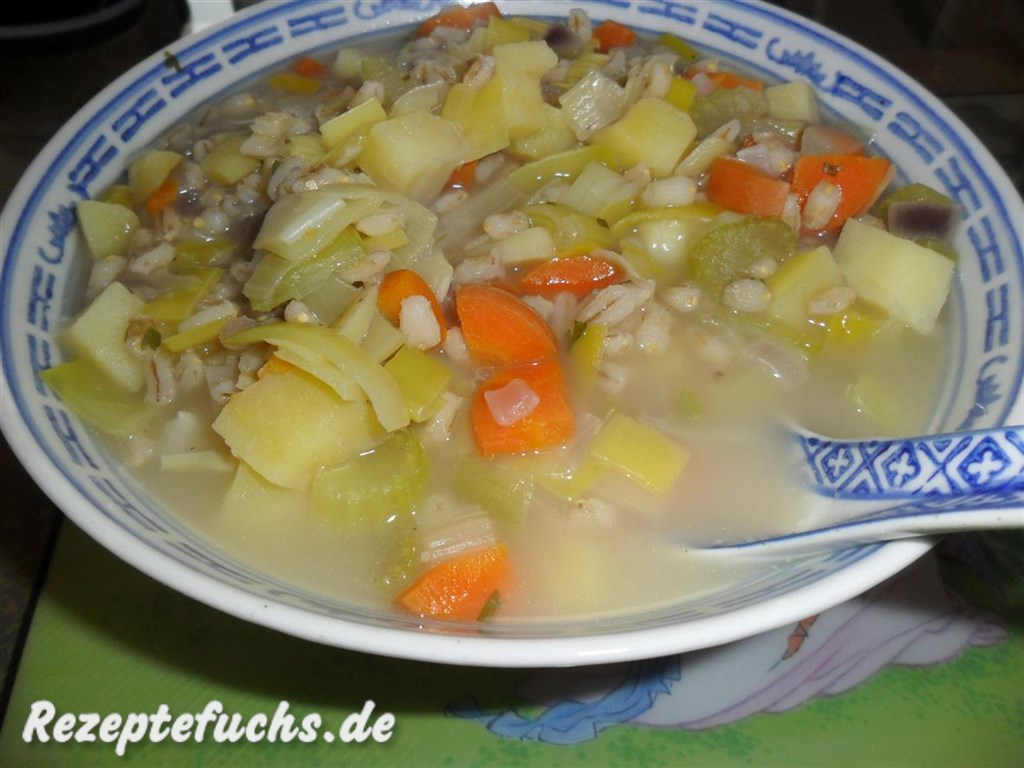 Graupen-Gemüse-Suppe