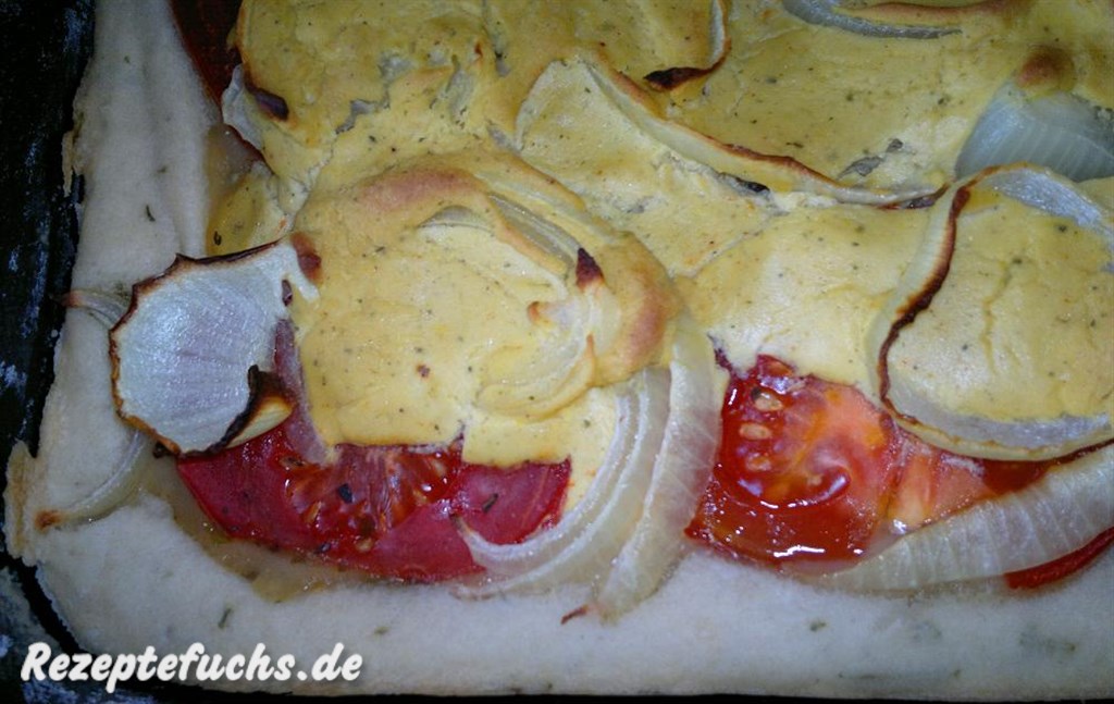 Nahaufnahme - beachtet die Kräuter im Teig :)