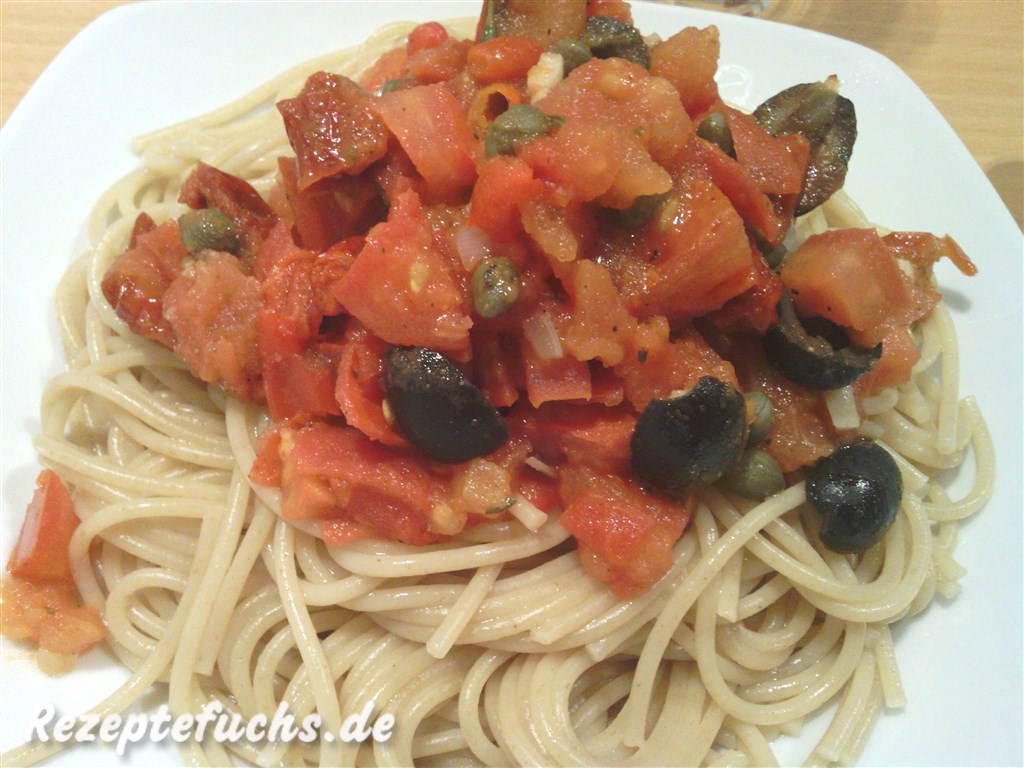 Spagetti alla puttanesca