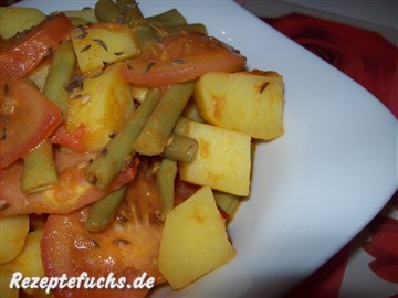 Bohnen-Kartoffel-Curry