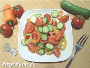 Lilliput Salat mit Mini-Gemüse